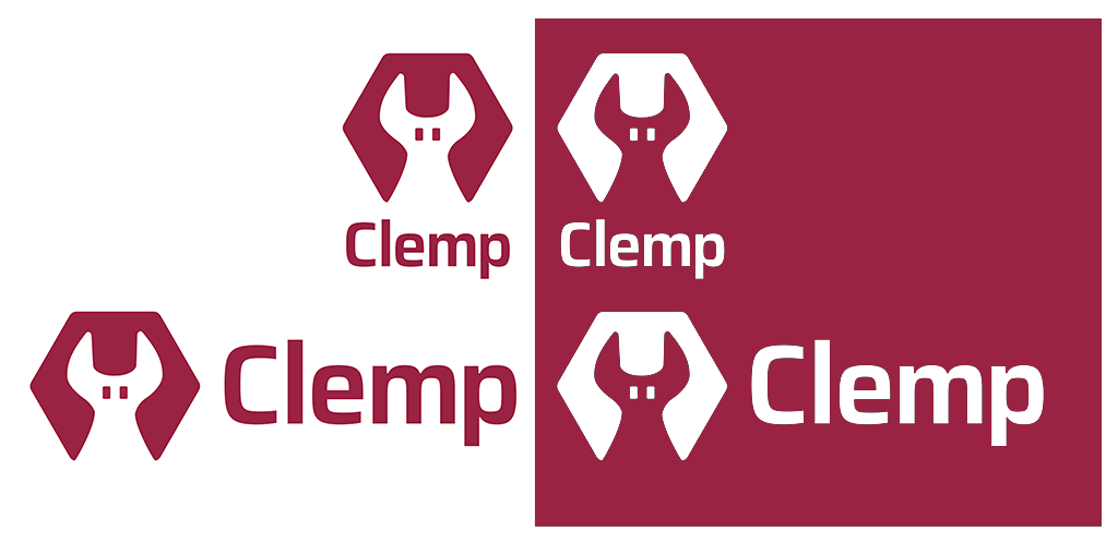 Clemp Logo — brand variations