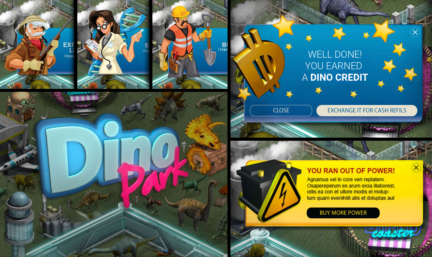 Dinopark UI